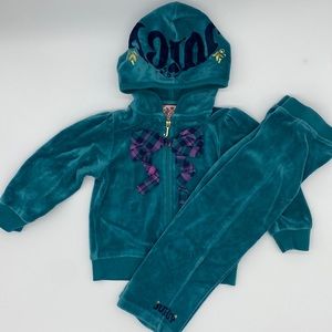 Juicy Couture Hoodie and Jogger Set Toddler 18-24M